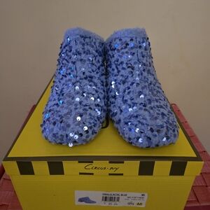 Circus by Sam Edelman Kids Blue Sequin Shoes